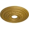 Ekena Millwork Orleans Ceiling Medallion (Canopies up to 4 5/8"), 17 5/8"OD X 3 5/8"ID X 1 7/8"P, Pharaohs Gold CM17OLPGS - alternate 5
